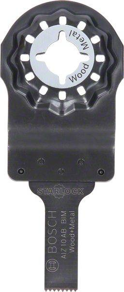 Brzeszczot HCS do cięcia wgłębnego Starlock AIZ 10 AB, Wood and Metal 10 x 30 mm Bosch 2609256949 - obrazek 1
