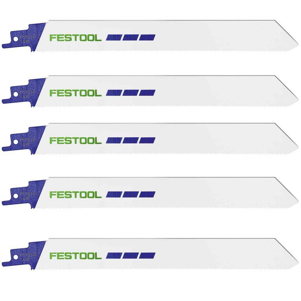 Brzeszczot do piły szablastej HSR 230/1,6 BI/5 Festool 577490 (5 sztuk) - obrazek 1
