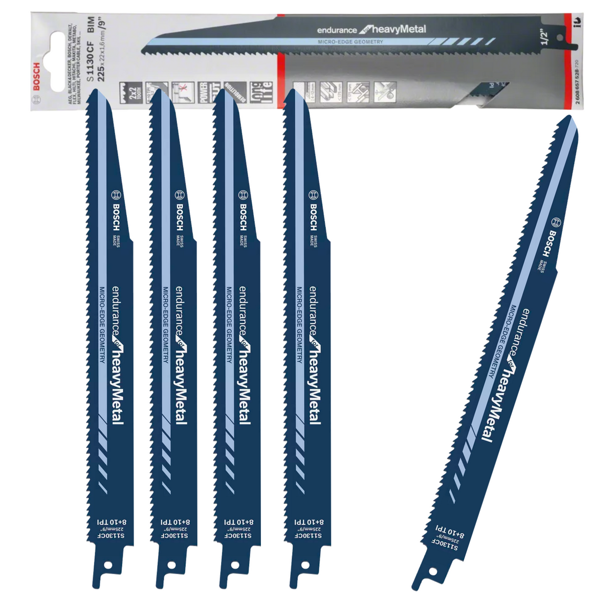 Brzeszczot do piły szablastej S 1130 CF Bosch 2608657528 5 szt. - obrazek 1
