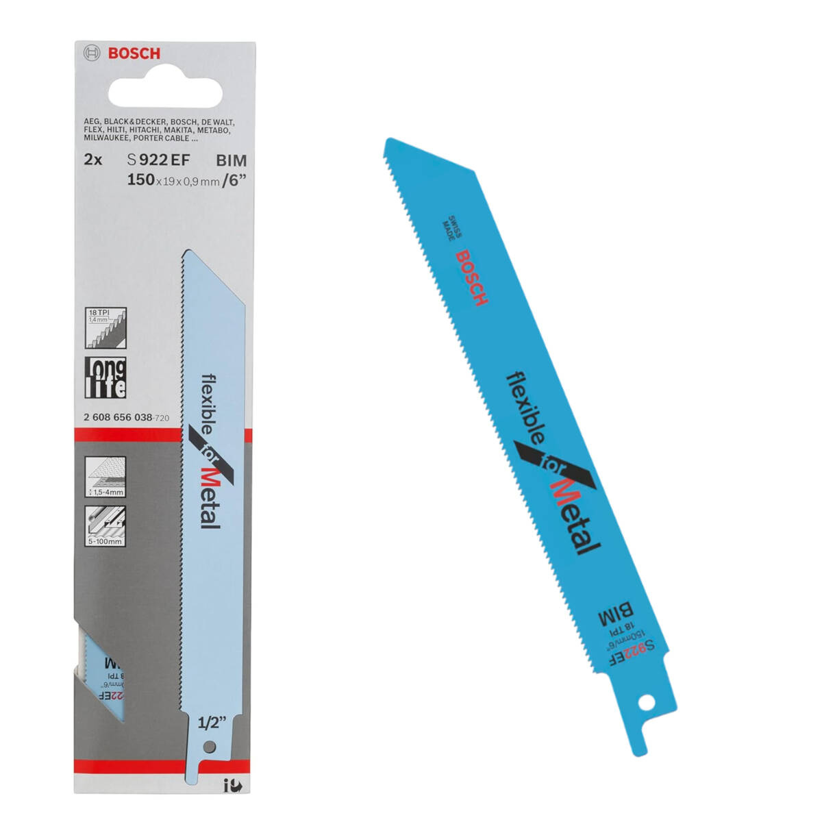 Brzeszczot do piły szablastej S 922 EF Bosch 2608656038 - obrazek 1