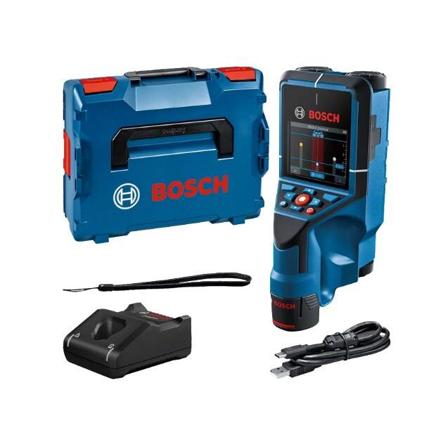 Detektor Bosch D-TECT 200 C z akumulatorem 12V i L-BOXX (0601081601) - obrazek 1