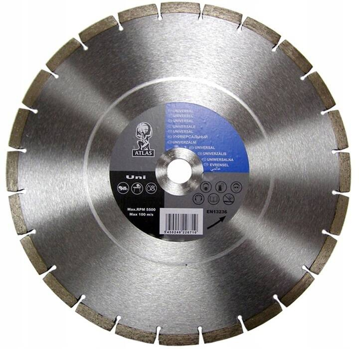 Diamentowa tarcza tnąca do betonu Norton Clipper 300 x 20 mm NORTON ATLAS - obrazek 1