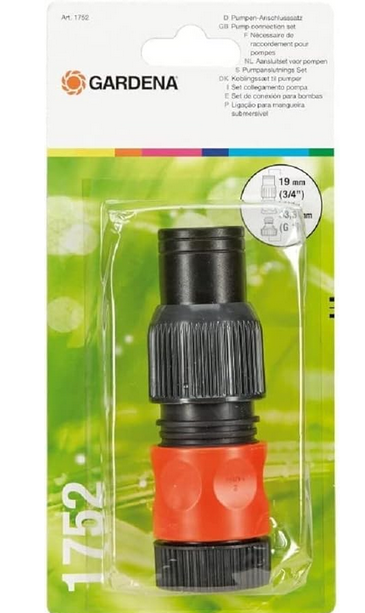 Gardena Zestaw przyłączeniowy węża 3/4″ do pompy Gardena 01752-20