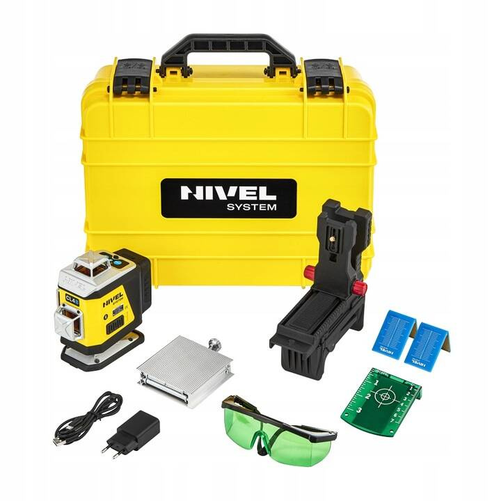 Laser krzyżowy Nivel System CL4B zestaw - obrazek 1