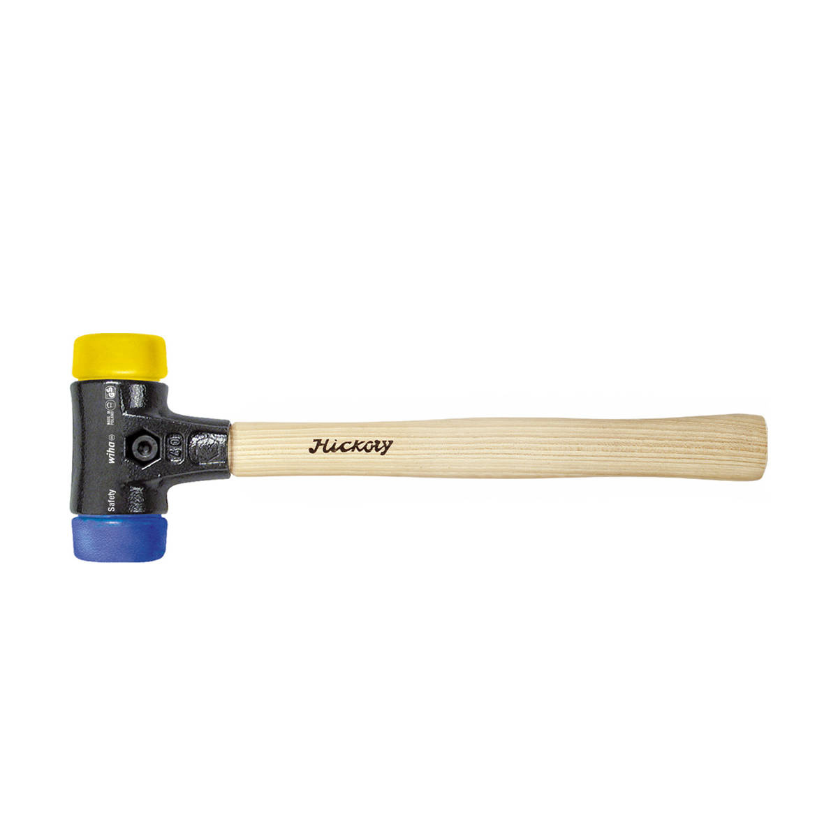 Młotek z miękkim obuchem Safety średnio miękki/twardy Wiha 26654 - obrazek 1