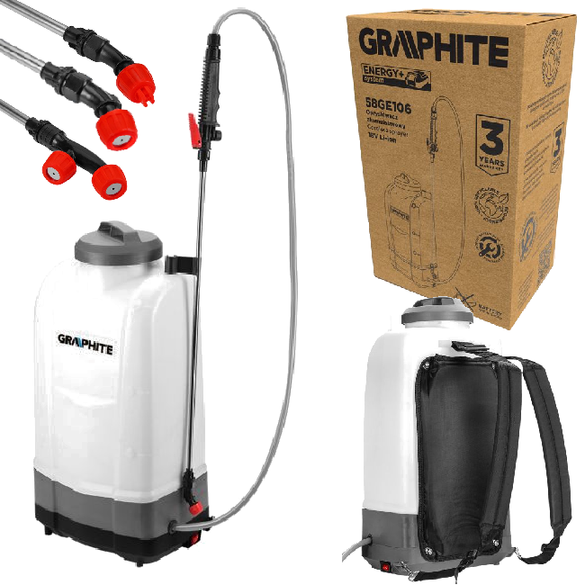 Opryskiwacz akumulatorowy Graphite 58GE106 - obrazek 1