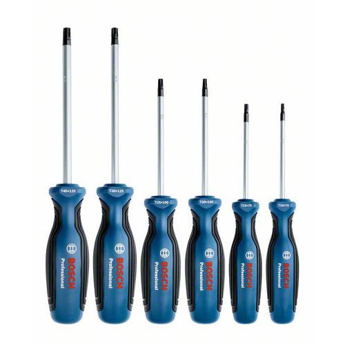 Śrubokręty Bosch Professional Torx zestaw 6szt. 1600A01V09 - obrazek 1