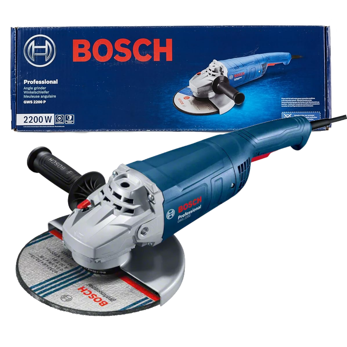 Szlifierka kątowa Bosch GWS 2200 (06018C1320) - obrazek 1