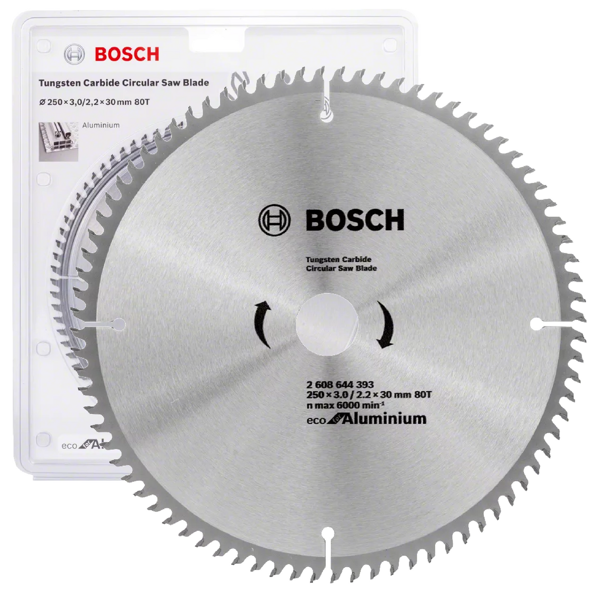 Tarcza Eco for Aluminium do pił kątowych 250x30 Bosch 2608644393 - obrazek 1