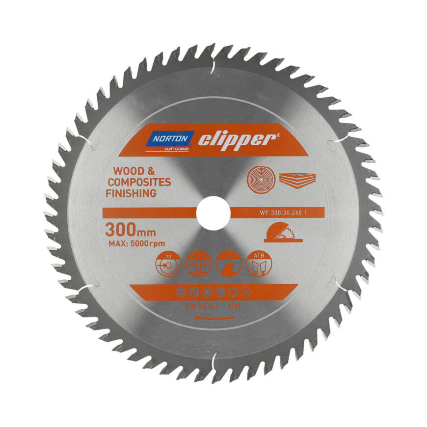Tarcza TCT do drewna 300x30 60Z Norton Clipper 70184608122 - obrazek 1