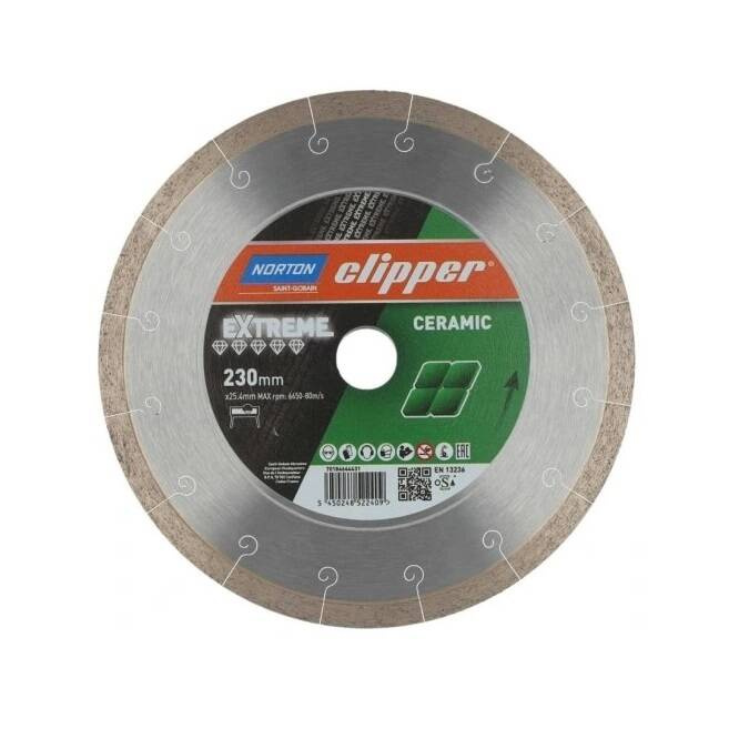 Tarcza diamentowa Norton Clipper EXTREME CERAMIC H9 230x25.4 - obrazek 1