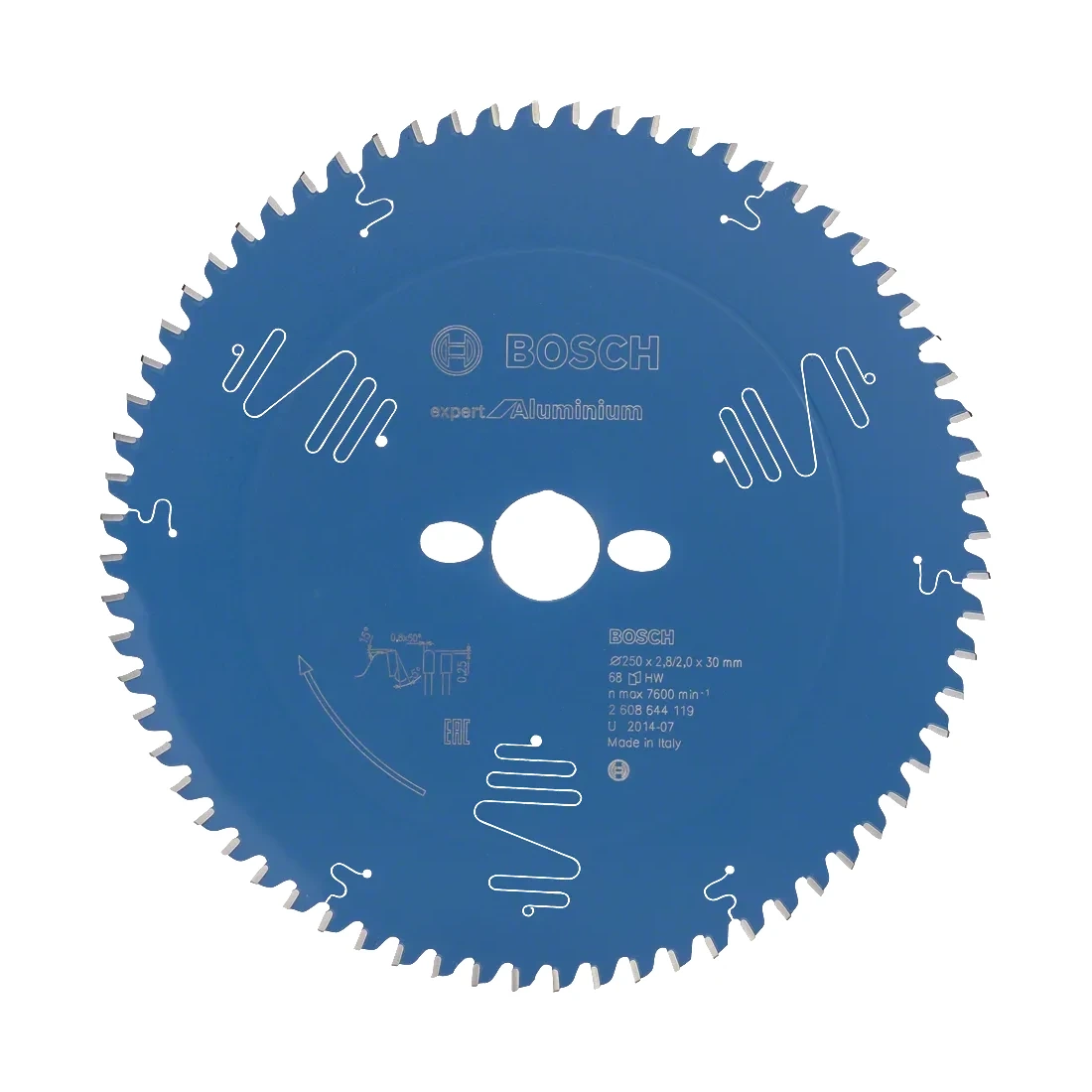 Tarcza do cięcia aluminium 250x30 mm Bosch 2608644119 - obrazek 1