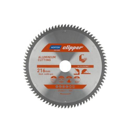 Tarcza do cięcia aluminium Norton Clipper 216x30mm 70184608136 - obrazek 1