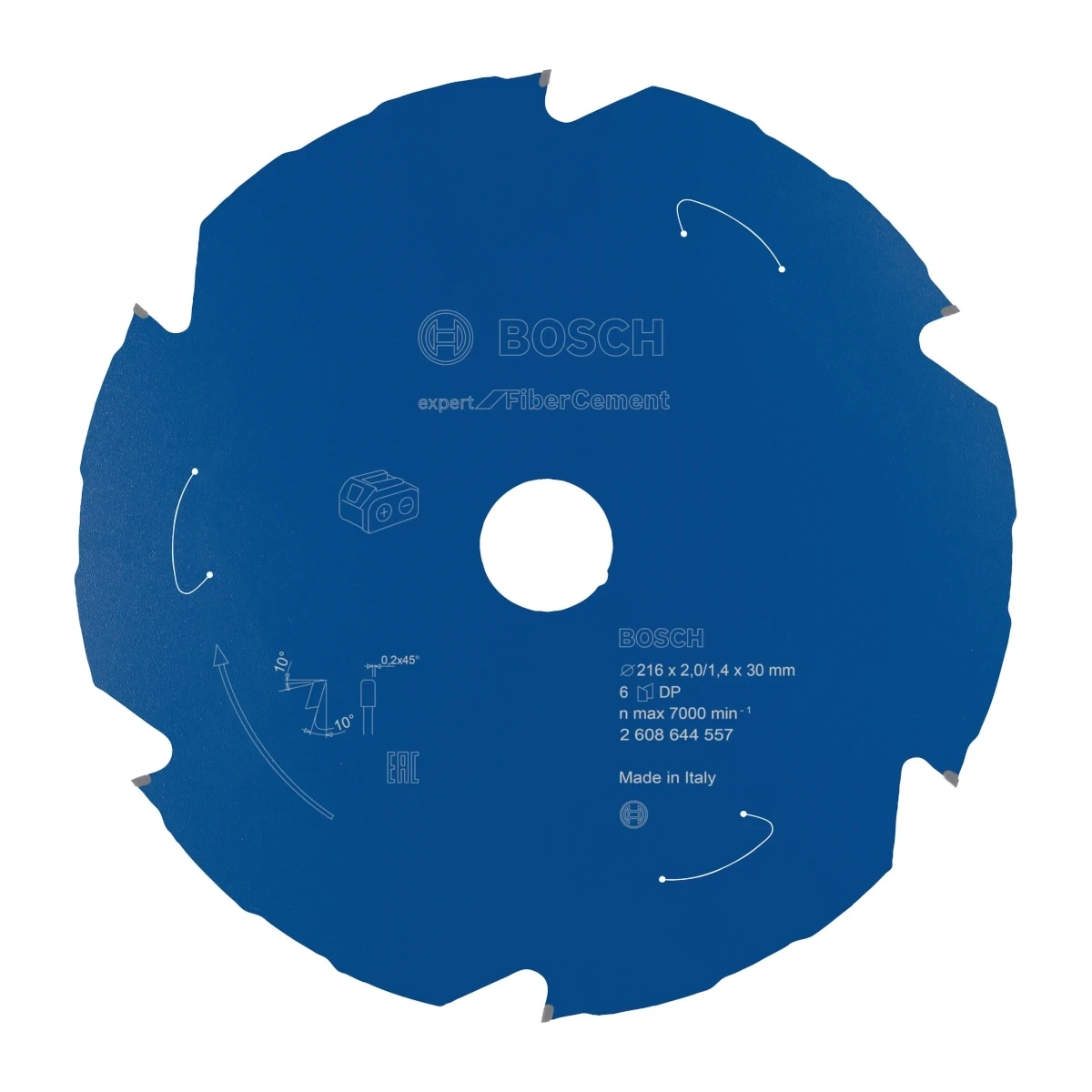 Tarcza do cięcia cementu 216x30 mm Bosch 2608644557 - obrazek 1