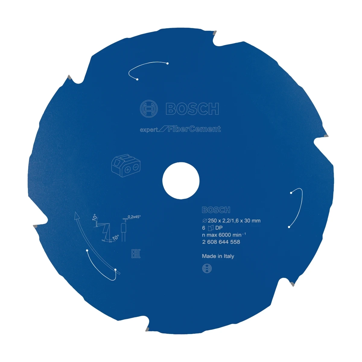 Tarcza do cięcia cementu 250x30 mm Bosch 2608644558 - obrazek 1