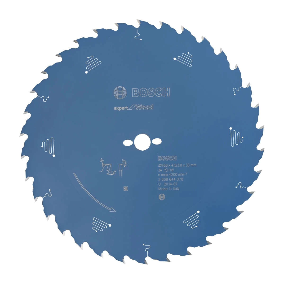 Tarcza do cięcia drewna 450x30 mm Bosch 2608644078 - obrazek 1