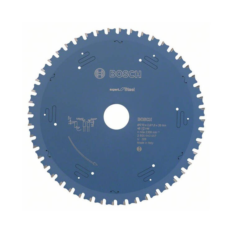 Tarcza do cięcia metalu Bosch Expert 210X30/2/1,6X48T - obrazek 1