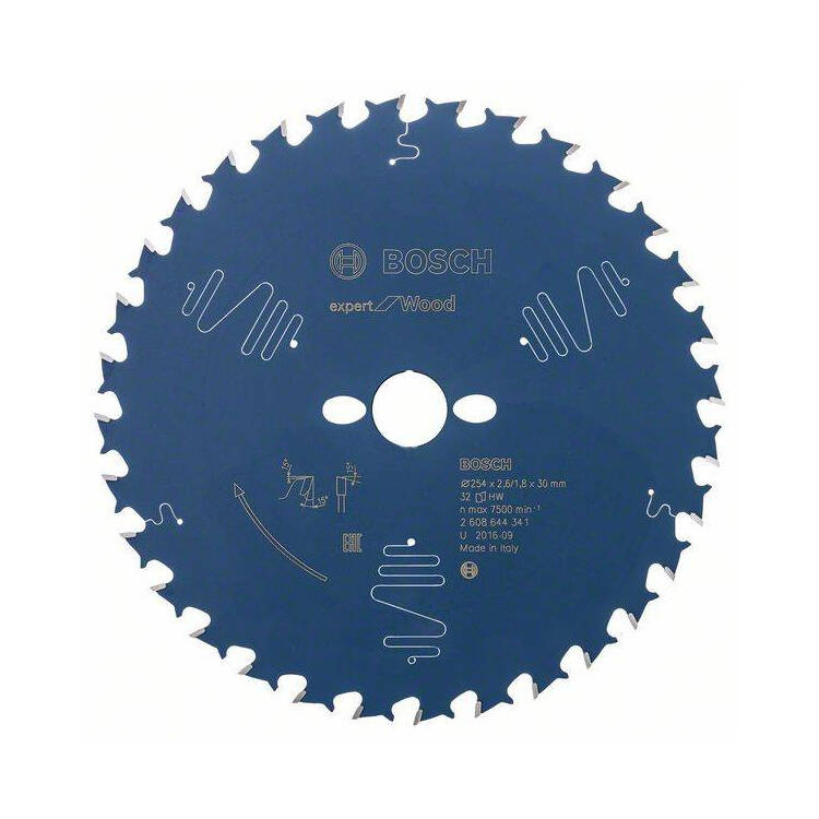 Tarcza do drewna Bosch Expert for Wood 254x30 2608644341 - obrazek 1