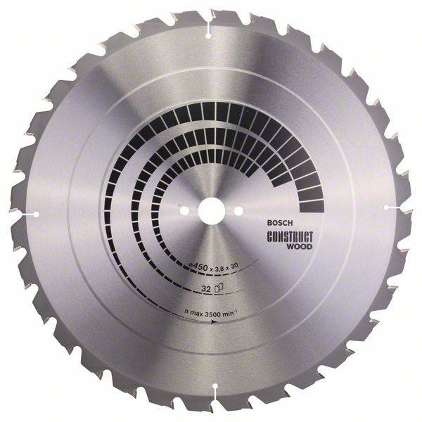 Tarcza pilarska Construct Wood 450x30 Bosch 2608640694 - obrazek 1