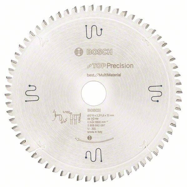 Tarcza pilarska uniwersalna 216x30 Bosch 2608642097 - obrazek 1