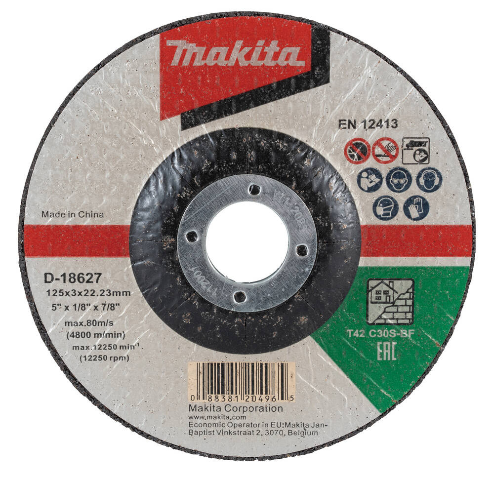 Tarcza tnąca do betonu 125 x 3,0 x 22,23 mm Makita D-18627 - obrazek 1