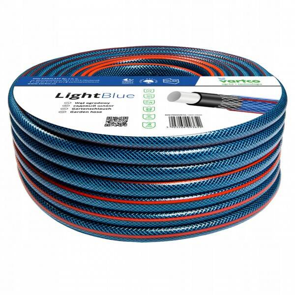 Wąż ogrodowy Vartco 1/2" 30MB LIGHT BLUE 1008120030 - obrazek 1