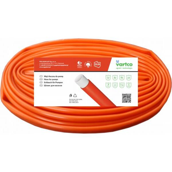 Wąż tłoczny do pomp zanurzeniowych Vartco 1" / 25mm 10mb 1111250010 - obrazek 1