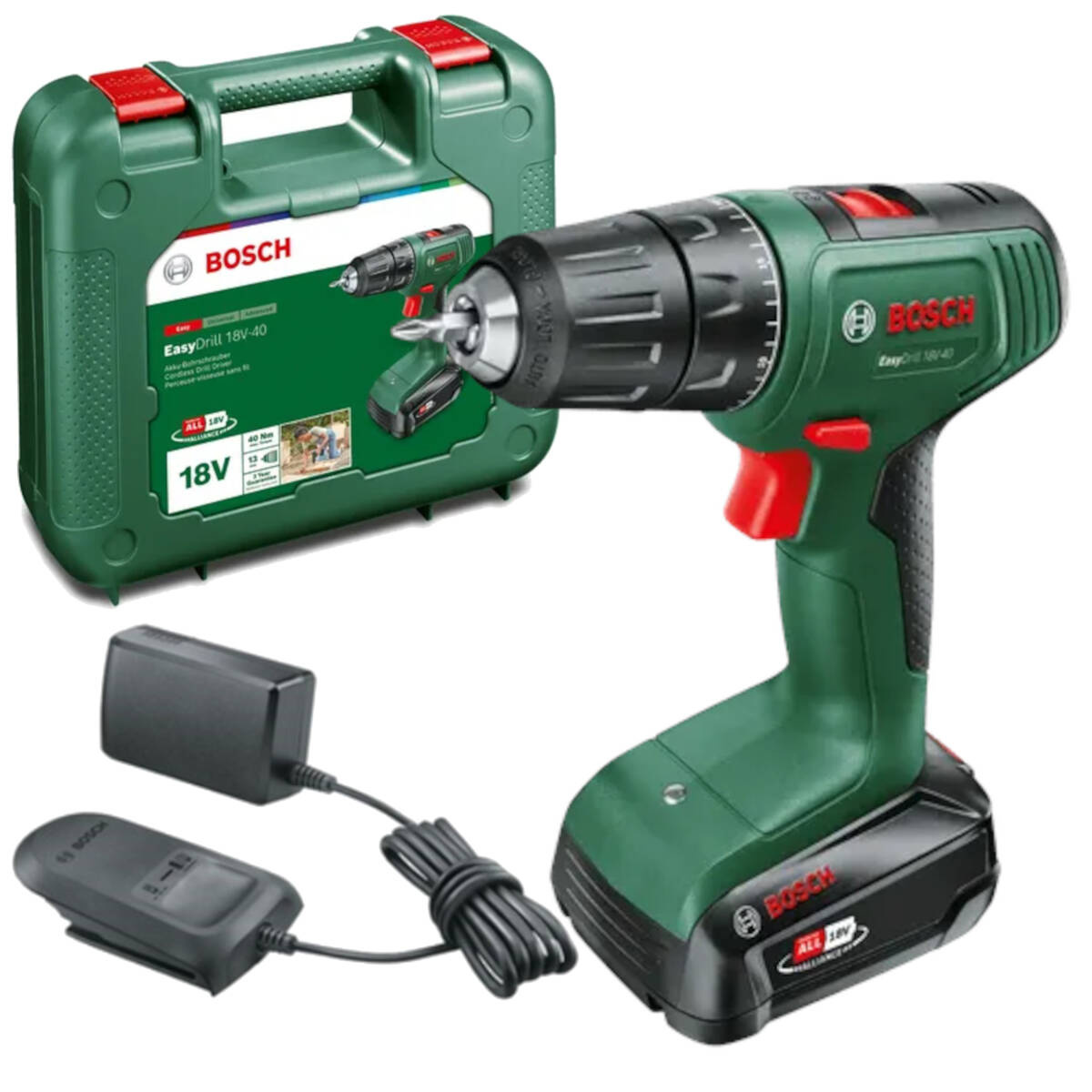Wiertarko-wkrętarka Bosch EasyDrill 18 V-40 (06039D8004) - obrazek 1