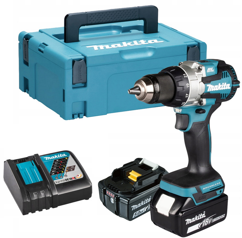 Wiertarko-wkrętarka Makita DDF489RTJ - obrazek 1