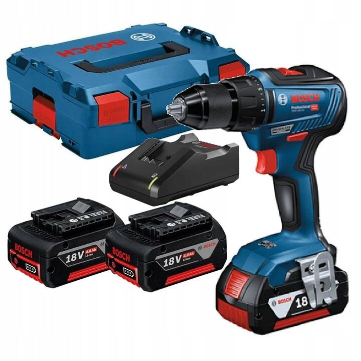 Wiertarko-wkrętarka akumulatorowa Bosch GSR 18V-55 3x4.0Ah L-Boxx 0615990L8B - obrazek 1