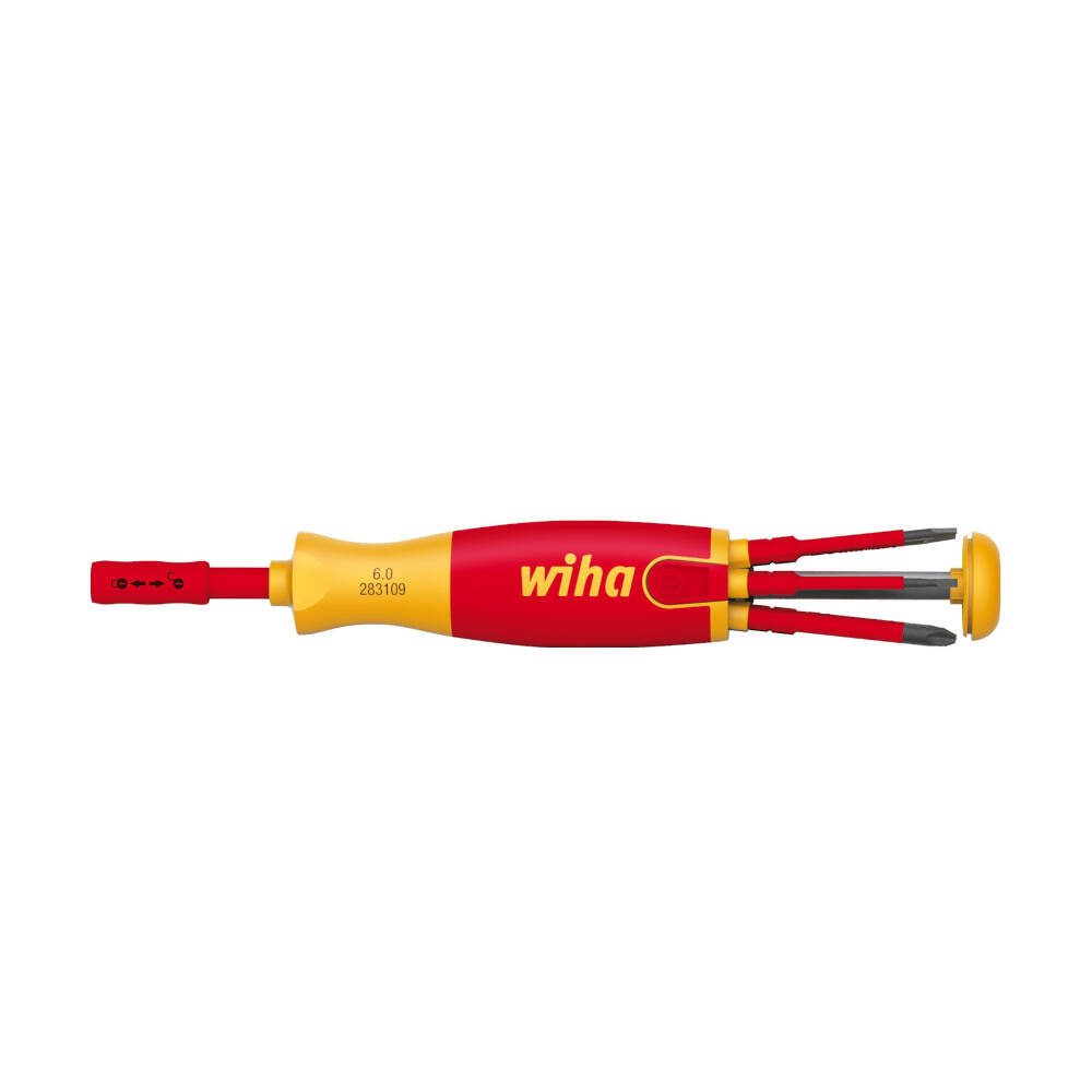 Wkrętak z magazynkiem bitów LiftUp electric Wiha 38610 6 szt. - obrazek 1