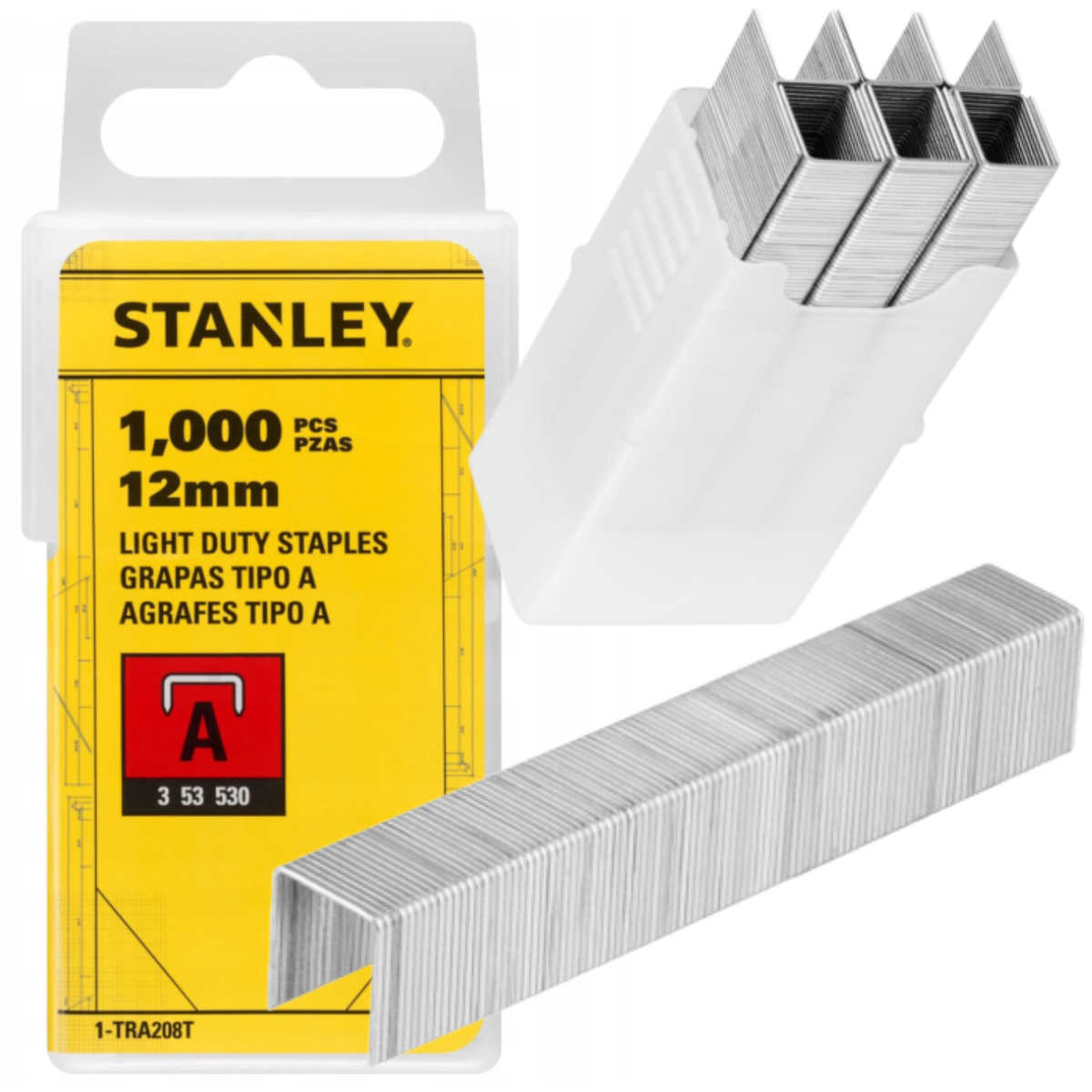 ZSZYWKI A 12MM 1000 SZT. STANLEY