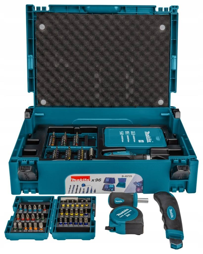 Zestaw narzędzi Makita B-49725 96 el.