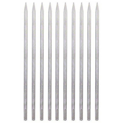 10-częściowy zestaw szpicaków SDS max, 600 mm Bosch 2608690236