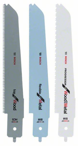 3-częściowy zestaw brzeszczotów do wyrzynarek do piły uniwersalnej Bosch PFZ 500 EM 1142 H; M 3456 XF; M 1122 EF Bosch 2608656934