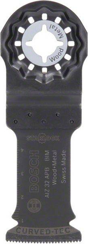 Brzeszczot BIM do cięcia wgłębnego Starlock AIZ 32 APB, Wood and Metal 50 x 32 mm Bosch 2609256945 - obrazek 1