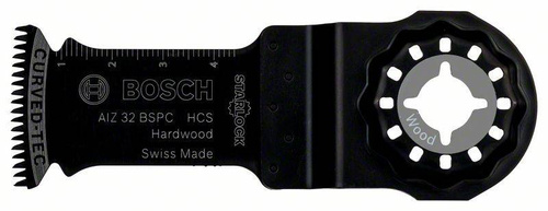 Brzeszczot do cięcia wgłębnego HCS do drewna twardego AIZ 32 BSPC Bosch 2608662362 - obrazek 1