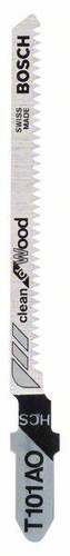 Brzeszczot do wyrzynarek, HCS, T 101 AOClean for Wood Bosch 2609256723 - obrazek 1