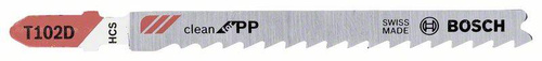 Brzeszczot do wyrzynarek, HCS, T 102 DClean for PP Bosch 2609256C56 - obrazek 1