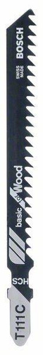 Brzeszczot do wyrzynarek, HCS, T 111 CBasic for Wood Bosch 2609256716 - obrazek 1