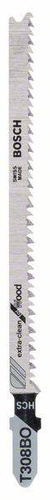 Brzeszczot do wyrzynarek, HCS, T 308 BOExtra-clean for Wood Bosch 2609256A06 - obrazek 1