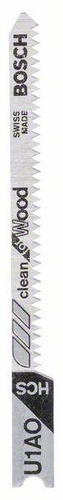 Brzeszczot do wyrzynarek, HCS, U 1 AOClean for Wood Bosch 2609256761 - obrazek 1
