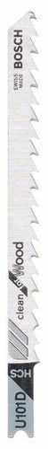 Brzeszczot do wyrzynarek, HCS, U 101 DClean for Wood Bosch 2609256760 - obrazek 1