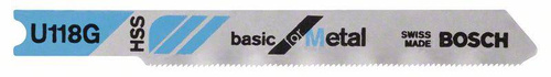 Brzeszczot do wyrzynarek U 118 G Bosch 2608631770 - obrazek 1