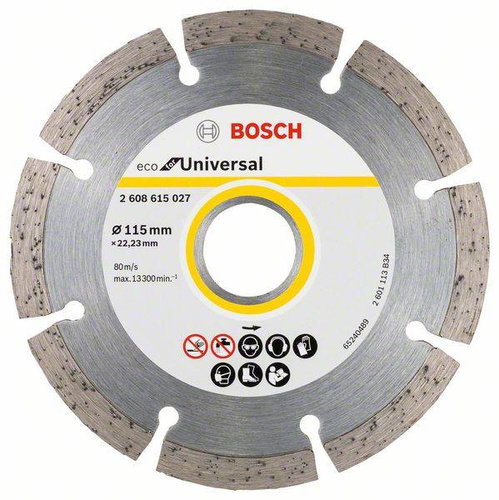 Diamentowa tarcza tnąca ECO for Universal 115x22,23x2,0 Bosch 2608615040 - obrazek 1