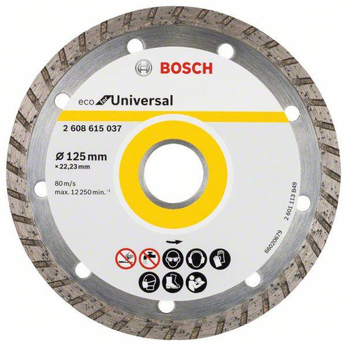 Diamentowa tarcza tnąca ECO for Universal 125x22,23x2,4 Bosch 2608615037 - obrazek 1