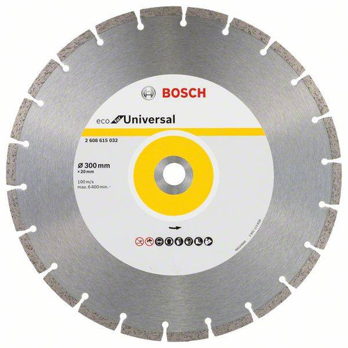 Diamentowa tarcza tnąca ECO for Universal 300x20,00x3,2 Bosch 2608615032 - obrazek 1