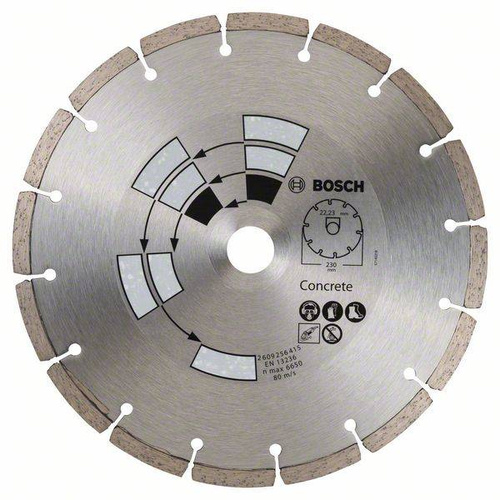 Diamentowa tarcza tnąca do betonu D = 230 mm Bosch 2609256415 - obrazek 1