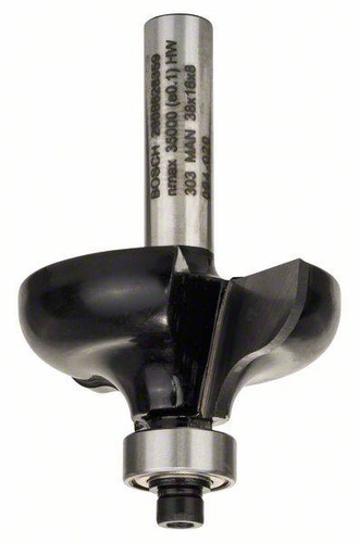 Frez do kształtowania krawędzi G, 8 mm, R1 6,35 mm, D 38 mm, L 15,7 mm, G 57 mm Bosch 2608628359 - obrazek 1