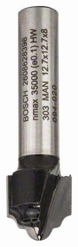 Frez do kształtowania krawędzi H, 8 mm, R1 2,4 mm, D 12,7 mm, L 12,4 mm, G 46 mm Bosch 2608628398 - obrazek 1